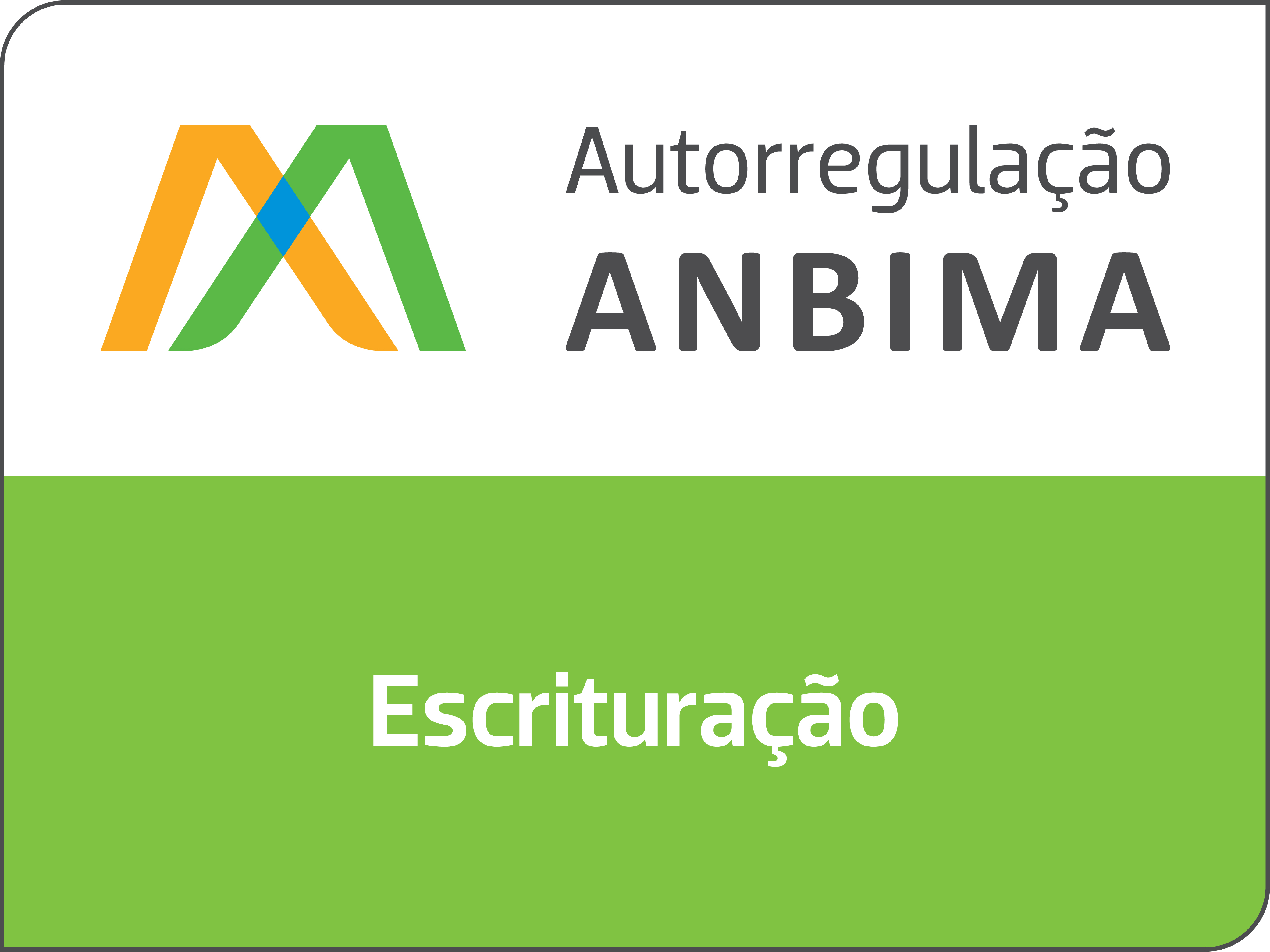 Selo Ambima - Escrituração